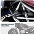 Dual Motorcycle Auxiliary LED Lights | 6000 Lumens, 60 Watt, 3000-6000 Kelvins | 7/8" to 1 1/4” Bars | Black