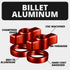 Billet Knob and Ring Accent Kits ( 2 Knobs, 2 Rings Included ) | Compatible with Tackform DuraLock™ Arms Only