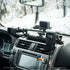 2010-2024 Toyota 4Runner Tackform Assault Track Picatinny Dash Bracket With 20LITE Phone, Midland Magnetic Radio Microphone Mount, & GoPro Action Camera Holder