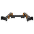 2019-2023 Ford Ranger (WITHOUT Switch Panel) Tackform Assault Track Picatinny Dash Bracket With Dual 20LITE Phone Holders