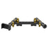 2019-2023 Ford Ranger (WITHOUT Switch Panel) Tackform Assault Track Picatinny Dash Bracket With 20LITE Phone Holder & CB Microphone Holder