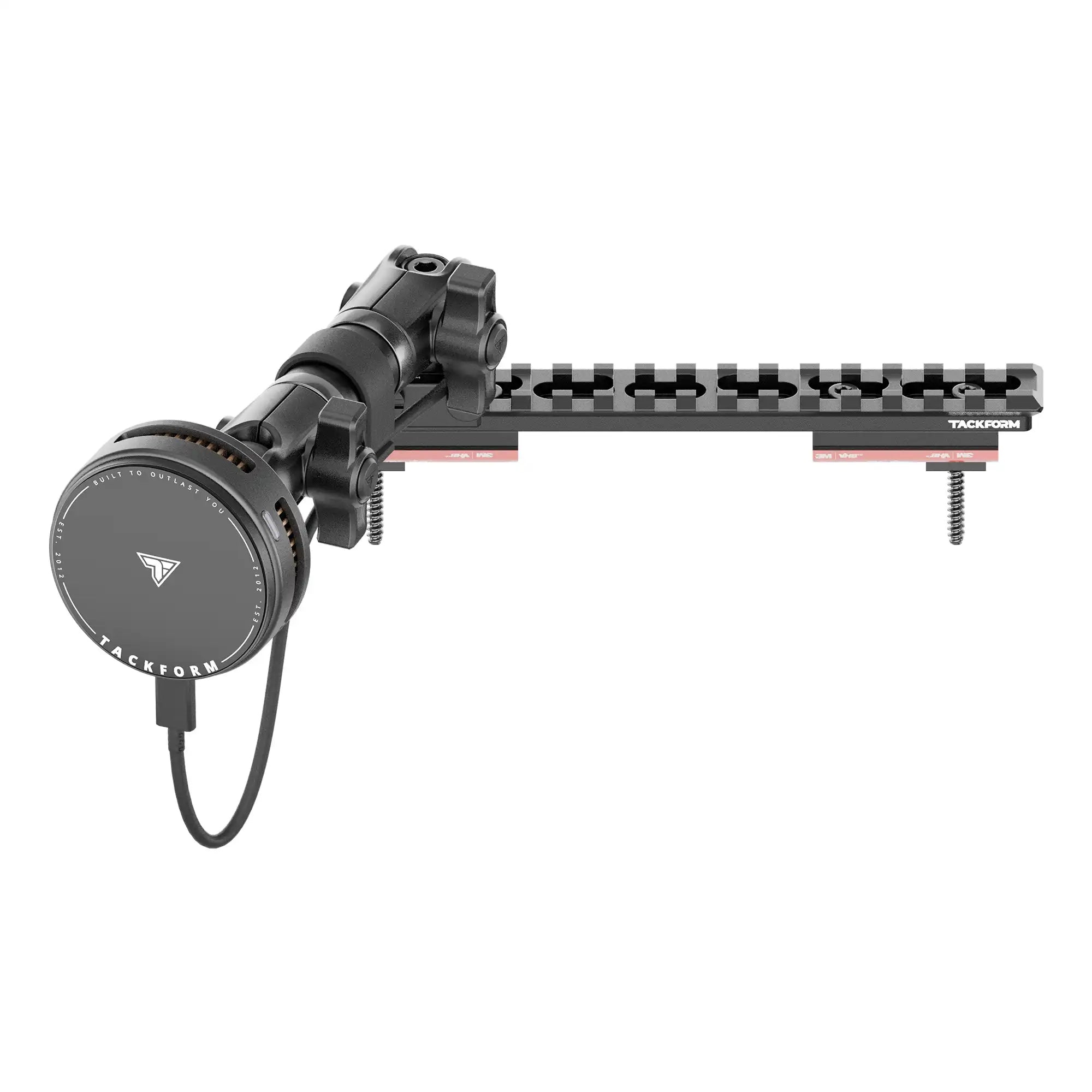 2009-2012 RAM 1500 & 2010-2012 RAM 2500/3500 Tackform Assault Track Dash Bracket With Qi2.2/MagSafe Charging & Cooling Phone Cradle