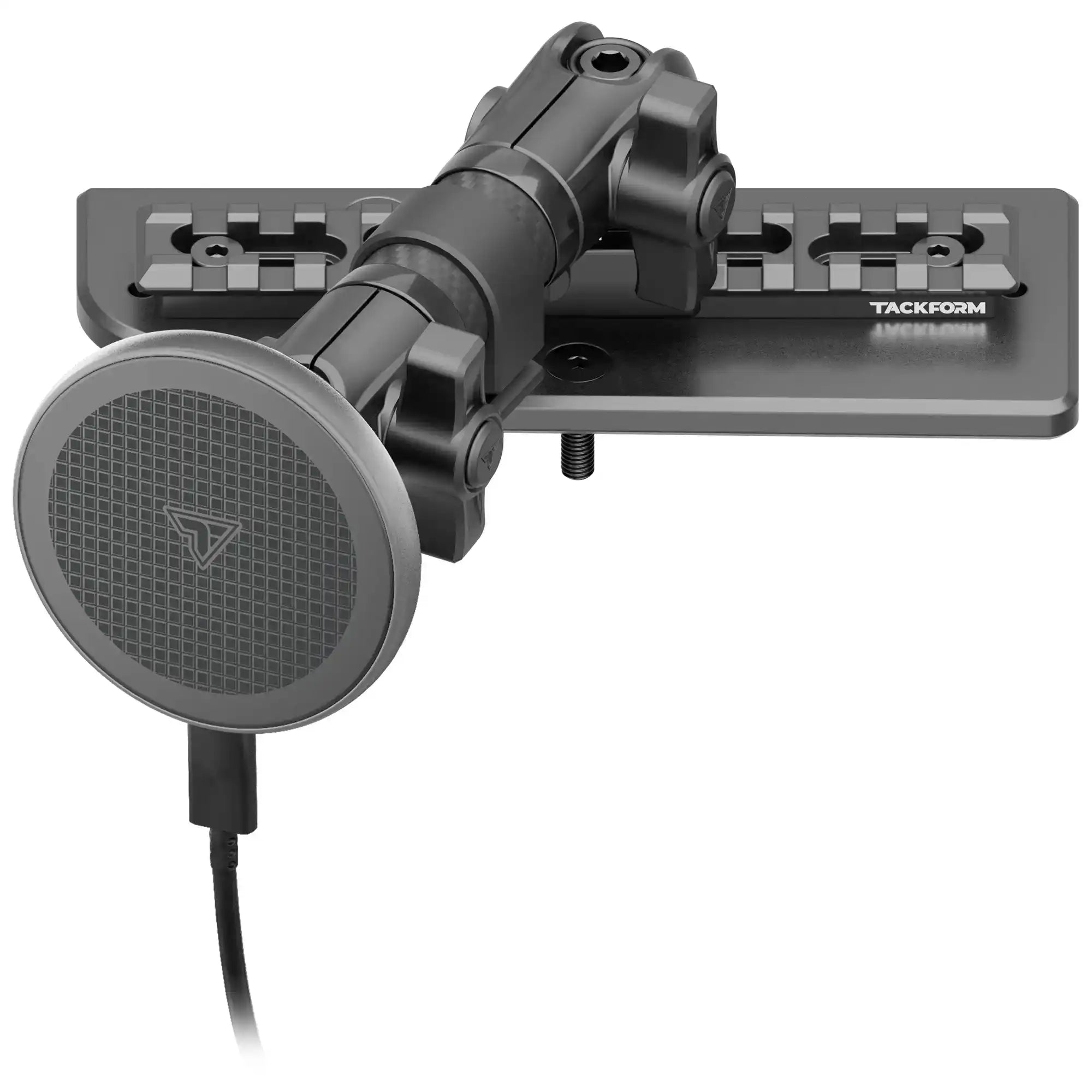 2024+ Jeep Wrangler JL & Gladiator (Not Compatible With 4xe) Tackform Assault Track Picatinny Dash Bracket With MagSafe Charging Phone Mount | Driver Side