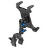 Semi Truck Grab Handle Tablet Mount | 3.5" Arm | Grab Handle Bar Clamp 7/8" - 1-1/2"