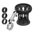 Chrome Motorcycle Drink Holder | BC3 Universal Clamp for 1-1/4" to 1-1/2" Handlebars | 3.5" DuraLock™ Arm