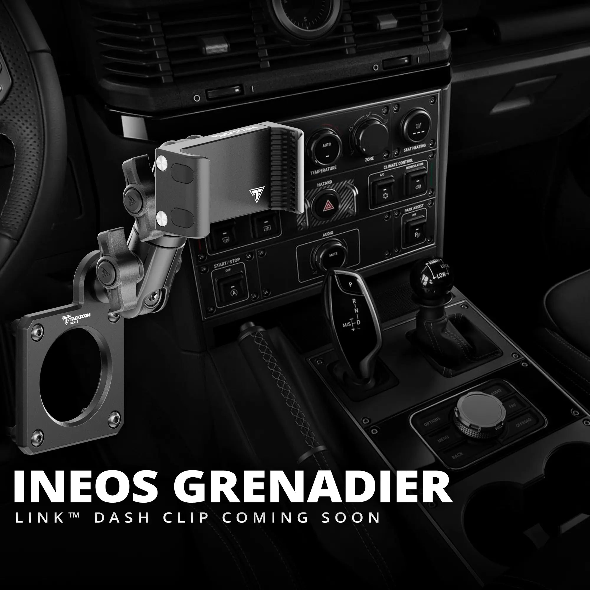 2023+ Ineos Grenadier LINK™ Dash Clip with 20mm Metal Ball & Dovetail