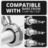 Chrome Motorcycle Drink Holder | BC3 Universal Clamp for 1-1/4" to 1-1/2" Handlebars | 3.5" DuraLock™ Arm