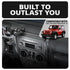 2007 - 2010 Jeep Wrangler JK Tackform Slim Track Dash Bracket With 20LITE Phone Mount
