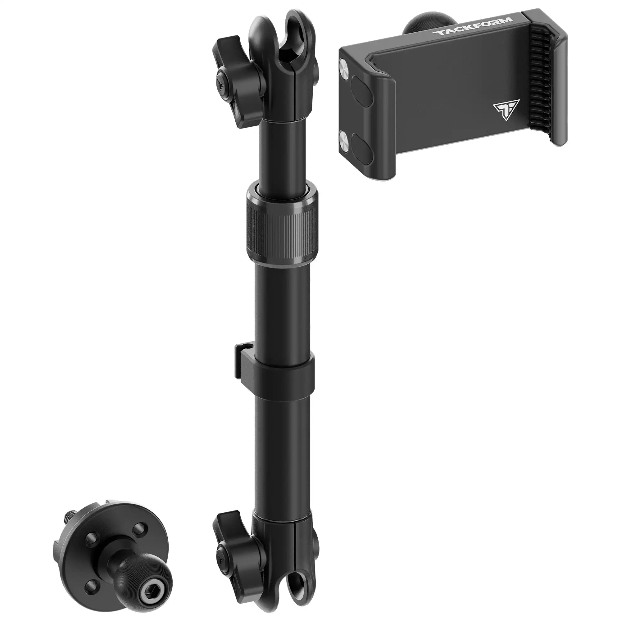2018-2026 Jeep Wrangler JL/4xe & Gladiator JT LINK™ Console Screw Mount with 20LITE Phone Mount | 9.5"- 13" Telescoping Arm
