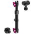 2018-2026 Jeep Wrangler JL/4xe & Gladiator JT LINK™ Console Screw Mount with 1/4-20 Camera Mount | 9.5"- 13" Telescoping Arm