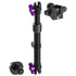 2018-2026 Jeep Wrangler JL/4xe & Gladiator JT LINK™ Console Screw Mount with CB Radio/ Microphone Holder | 9.5"- 13" Telescoping Arm