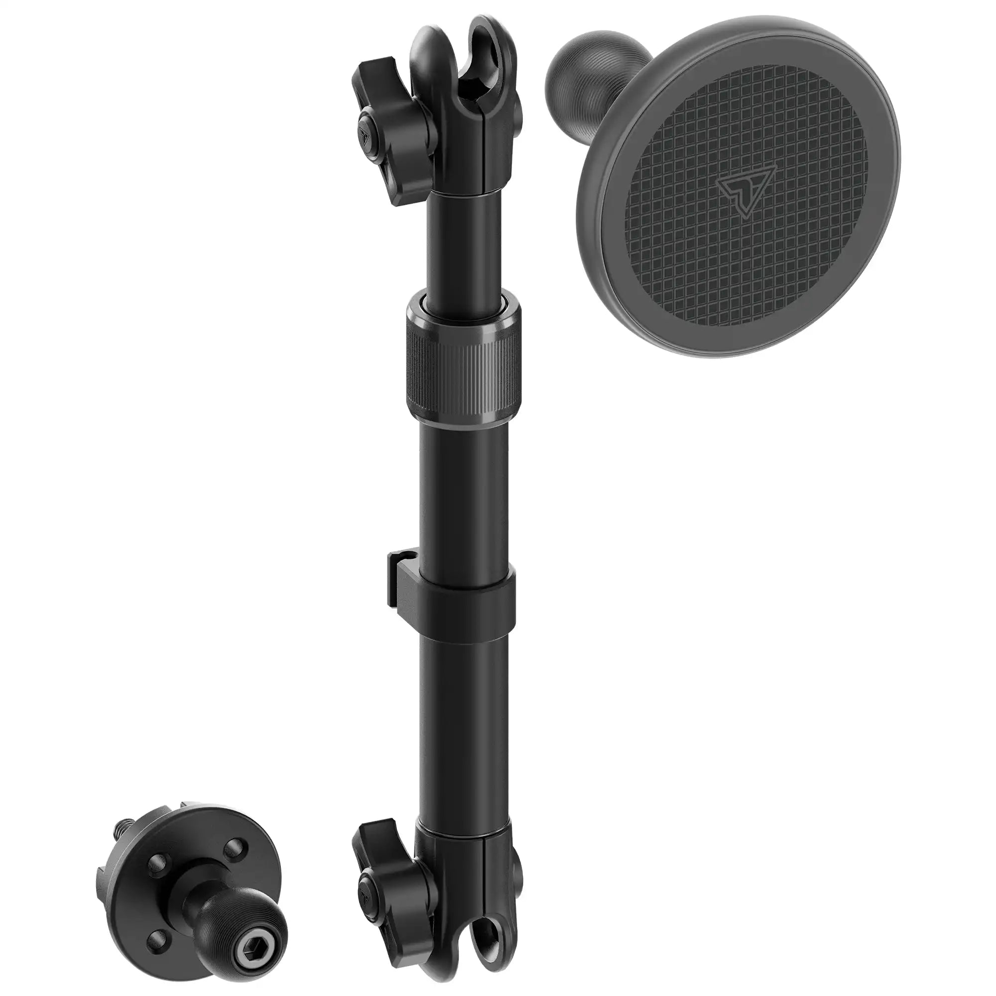 2018-2026 Jeep Wrangler JL/4xe & Gladiator JT LINK™ Console Screw Mount with MagSafe Charging Phone Holder | 9.5"- 13" Telescoping Arm