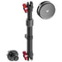 2018-2026 Jeep Wrangler JL/4xe & Gladiator JT LINK™ Console Screw Mount with Qi2.2/MagSafe Charging & Cooling Phone Mount | 9.5"- 13" Telescoping Arm