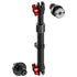 2018-2026 Jeep Wrangler JL/4xe & Gladiator JT LINK™ Console Screw Mount with Midland Magnetic Radio Holder | 9.5"- 13" Telescoping Arm