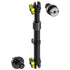 2018-2026 Jeep Wrangler JL/4xe & Gladiator JT LINK™ Console Screw Mount with Midland Magnetic Radio Holder | 9.5"- 13" Telescoping Arm