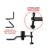 Seat Rail Bolt Hardware Kit | 1" Neck
