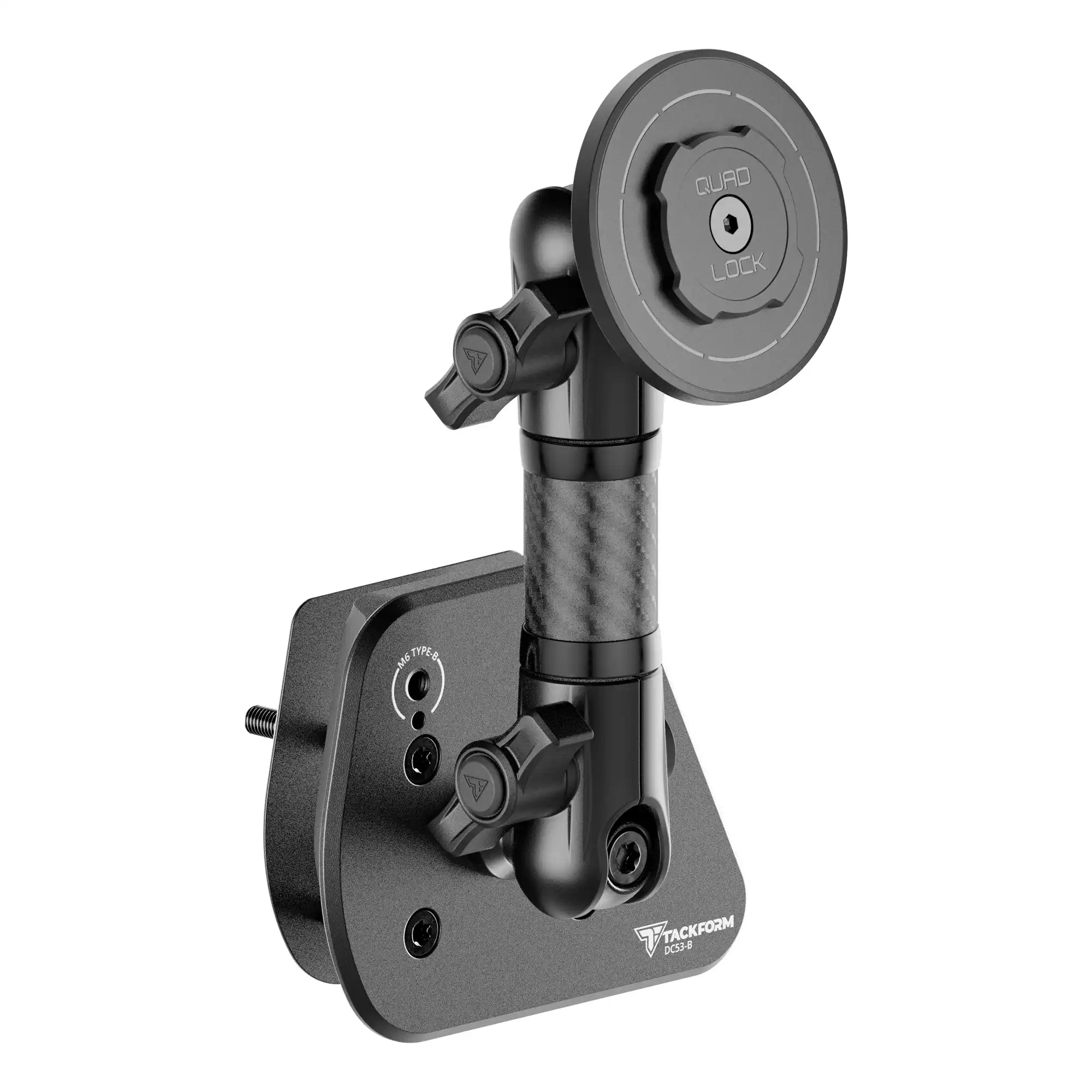 Product image of Ford Transit Quad Lock Magnetic Phone Mount with carbon fiber tube arm.