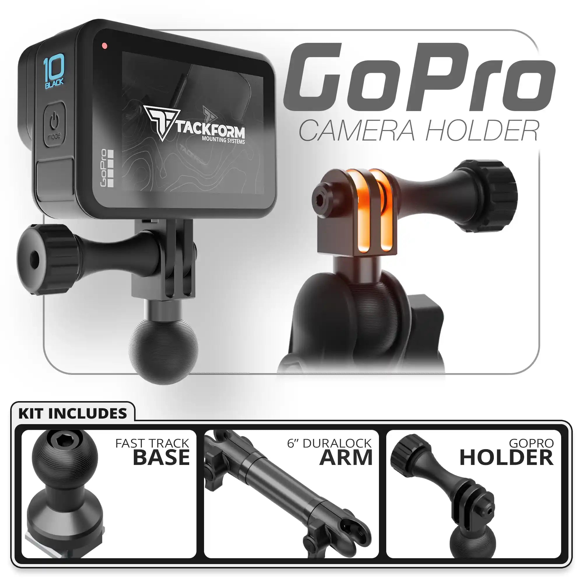 GoPro | TRAXX™ - Fast Track Base | 6" DuraLock Arm