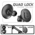 Quad Lock MAG™ Phone Holder | TRAXX™ - Fast Track Base | 6" DuraLock Arm