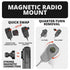 2024+ Toyota Tacoma & 2025+ Toyota 4Runner Passenger Side Grab Handle Mount with Midland Magnetic CB Radio Mic Holder