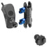 2024+ Jeep JL, Gladiator, and 4XE LINK™ Grab Handle Mount With 2 Prong (2T) Tuner Monitor Holder | 3.5" Arm