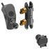 2024+ Jeep JL, Gladiator, and 4XE LINK™ Grab Handle Mount With TPMS (4T) Monitor Holder | 3.5" Arm