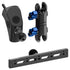 2024+ Jeep JL, Gladiator, and 4xe LINK™ Grab Handle Mount With Auxbeam Switch Panel Holder | 3.5" Arm