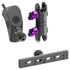 2024+ Jeep JL, Gladiator, and 4xe LINK™ Grab Handle Mount With Auxbeam Switch Panel Holder | 3.5" Arm