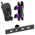 2024+ Jeep JL, Gladiator, and 4xe LINK™ Grab Handle Mount With Auxbeam Switch Panel Holder | 3.5" Arm