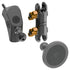 2024+ Jeep JL, Gladiator, and 4XE LINK™ Grab Handle Mount With MagSafe Charging Phone Holder | 3.5" Arm