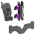 2024+ Jeep JL, Gladiator, and 4XE LINK™ Grab Handle Mount With 8 Channel Diode Dynamics D-Switch Holder | 3.5" Arm