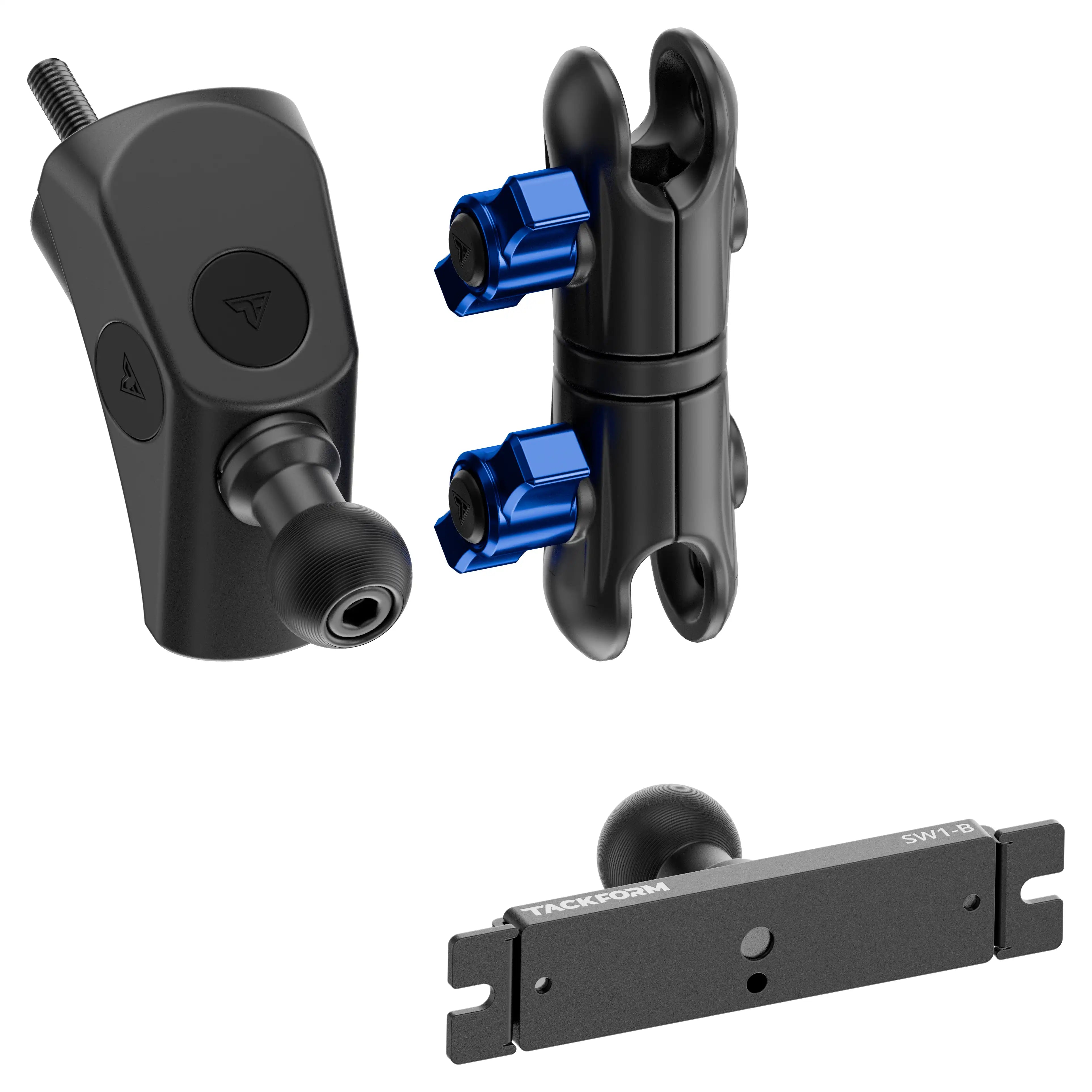 Product image of 2024+ Jeep JL/JT and 2024-2025 4xe Switch Panel Mount for Grab Handle with Blue Knobs