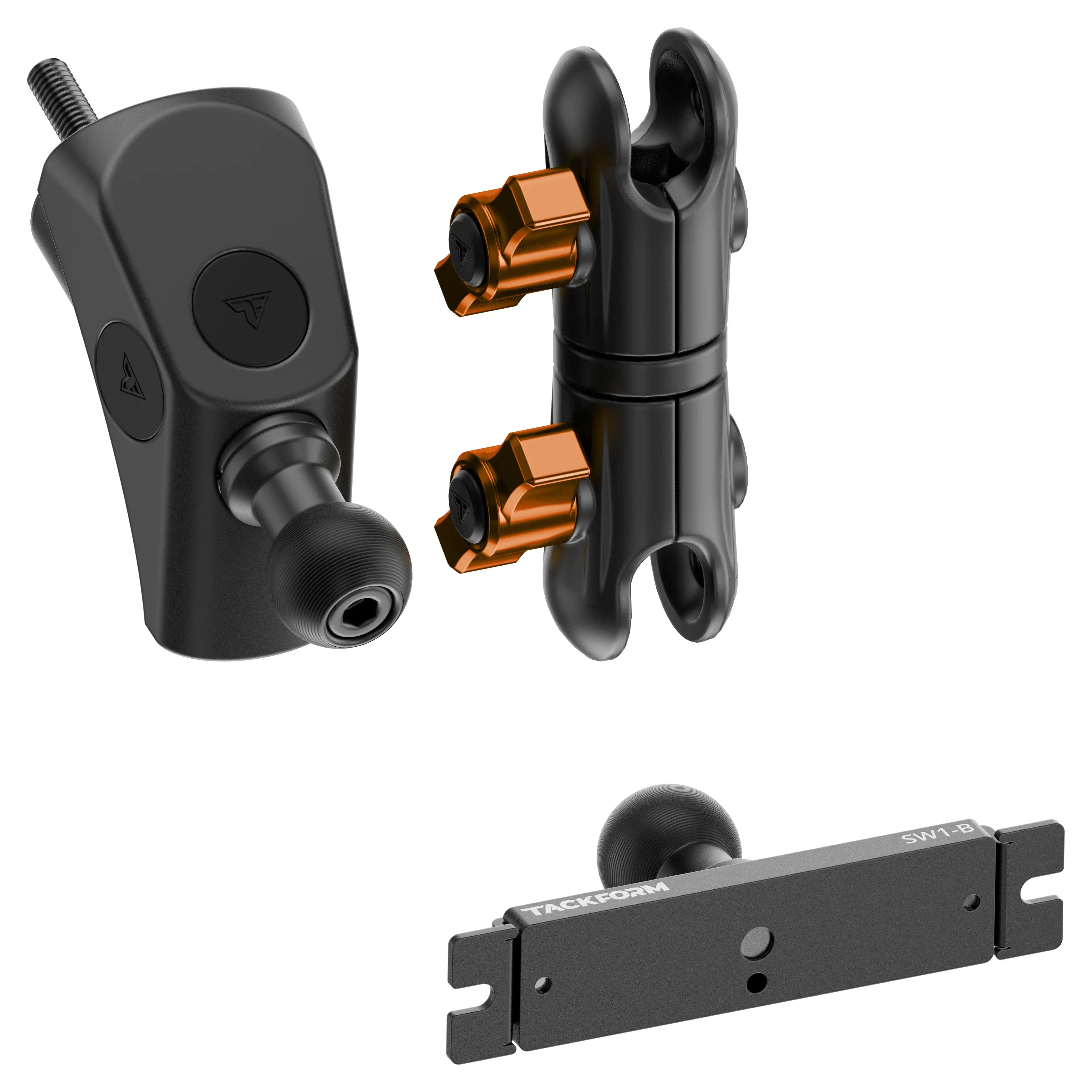 Product image of 2024+ Jeep JL/JT and 2024-2025 4xe Switch Panel Mount for Grab Handle with Orange Knobs