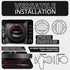 2016-2023 Toyota Tacoma & 2014-2021 Tundra LINK™ Vent Mount Bracket With Midland MXT275 and MXT575 Magnetic CB Radio Mic Holder | Choose Your Arm Length