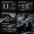 2024+ Jeep Wrangler JL & Gladiator (Not Compatible With 4xe) Tackform Slim Track Dash Bracket With 20LITE Phone Mount & GoPro Mount | Driver Side