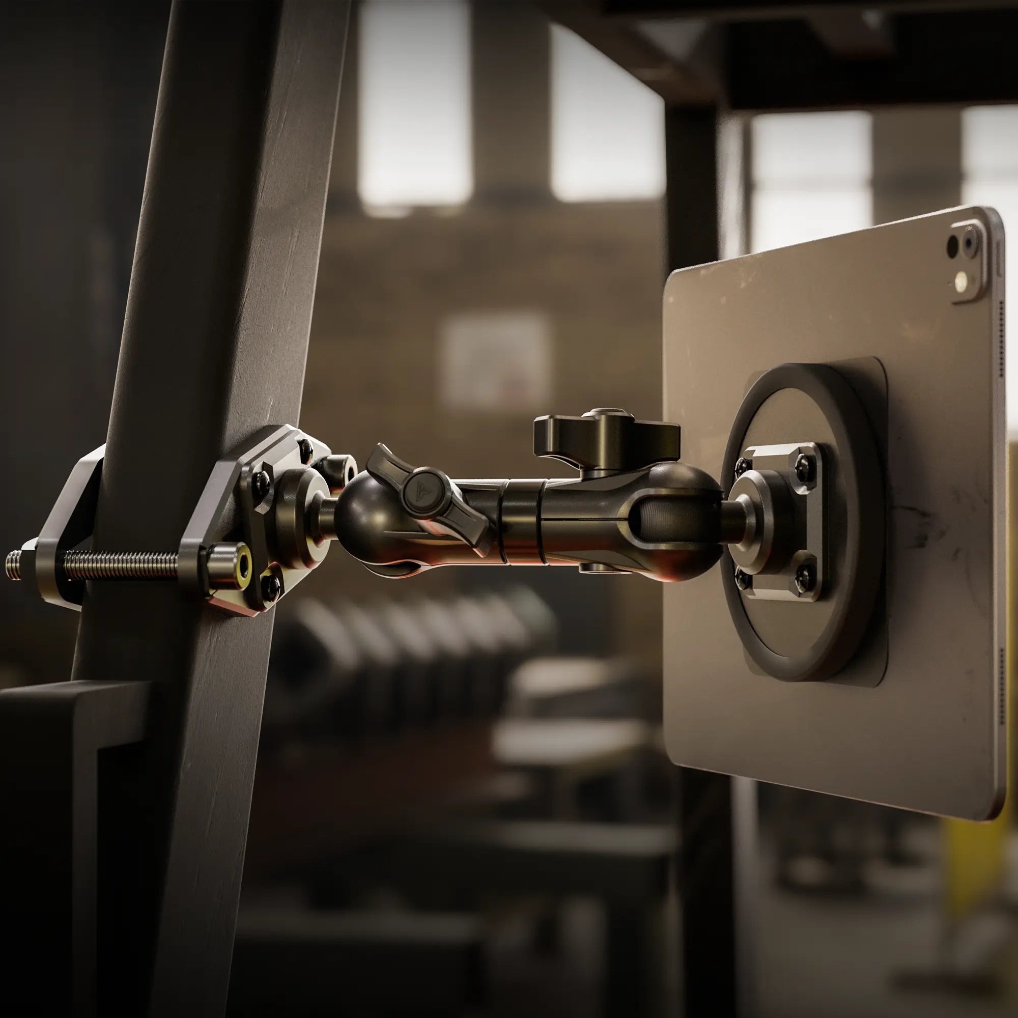 Universal Magnetic Tablet Mount for Forklifts
