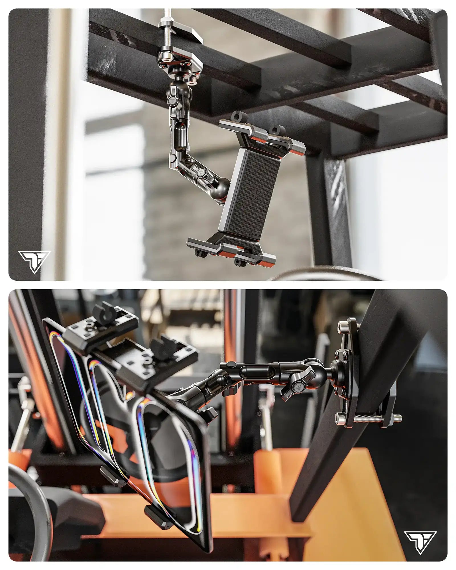 All Metal Forklift Tablet Mount