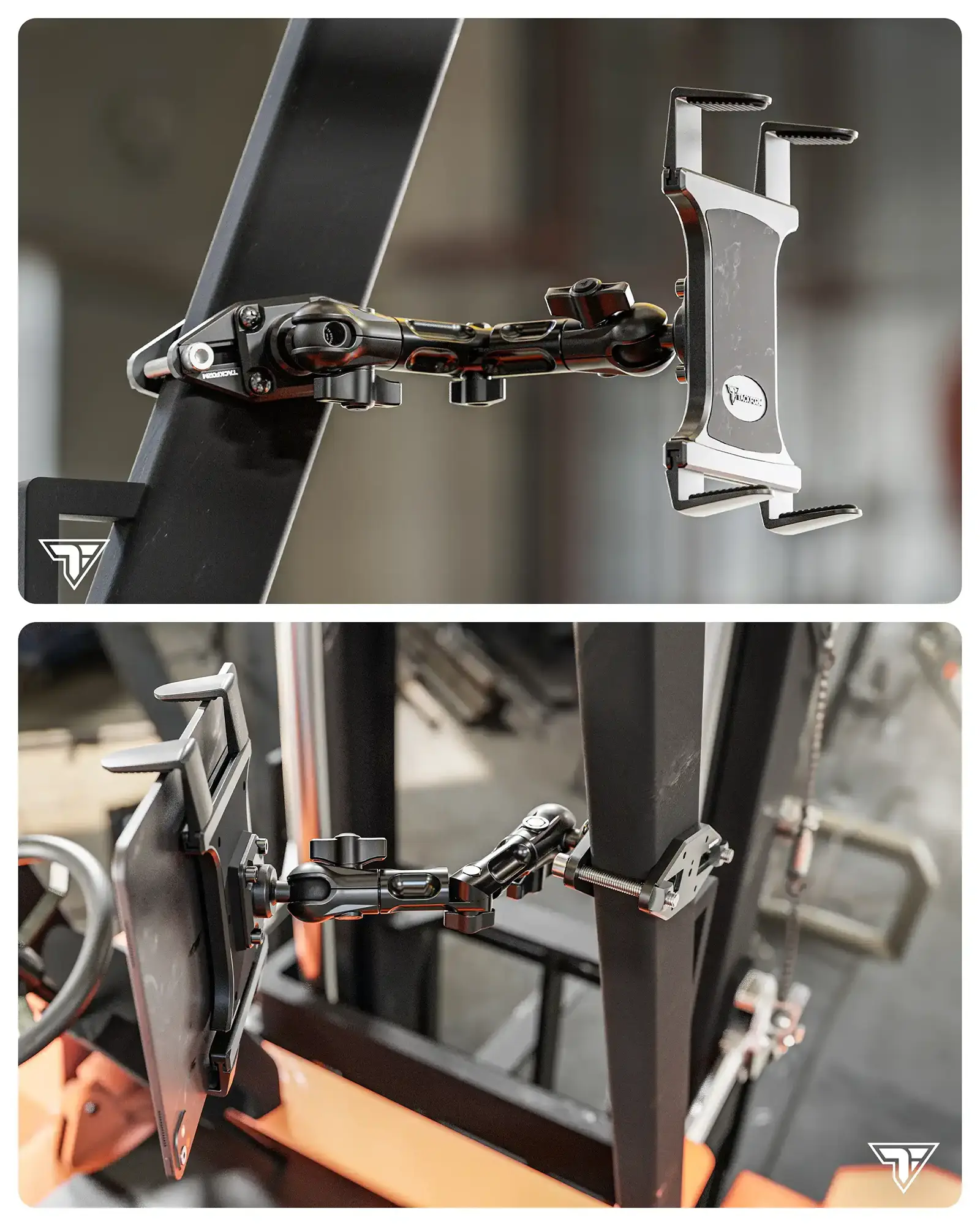 Forklift Tablet Mount Guard Rail Mount