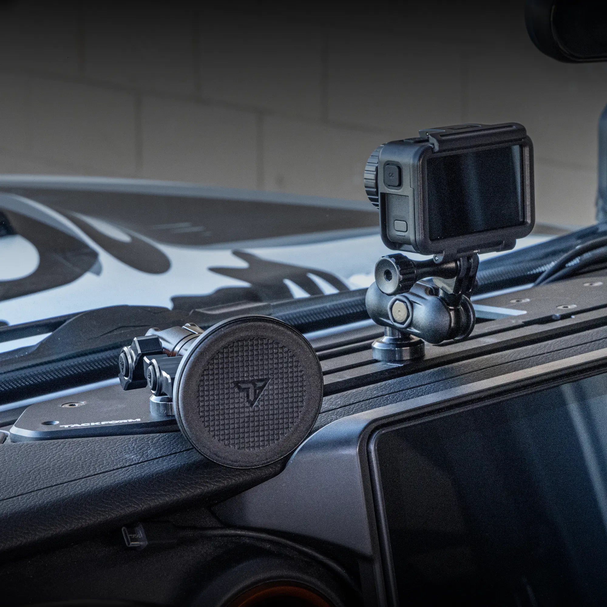 Jeep Wrangler MagSafe Phone Mount Full Length Dash Kit with GoPro Mount