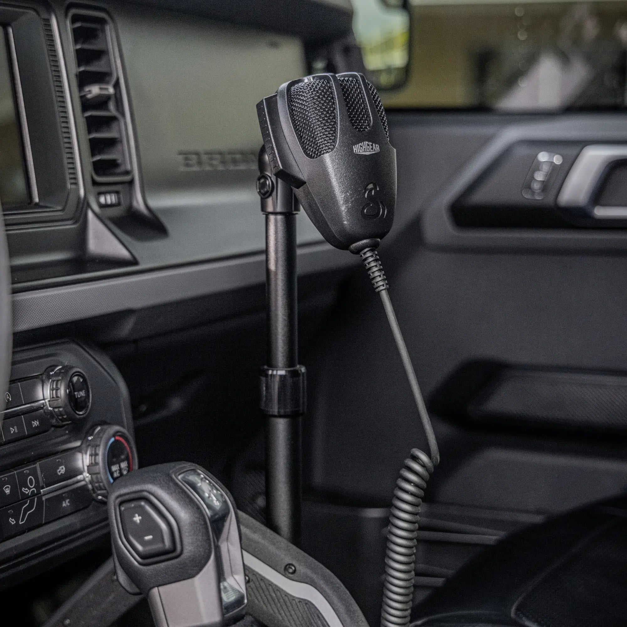 Ford Bronco Center Console Grab Handle CB Microphone Mount