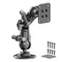 Heavy Duty Commercial Drill Base Mount with All-Metal Universal AMPS Holder | Choose Your Arm Length
