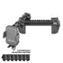 ‘15-‘20 Ford F-150, ‘17-‘22 Super Duty, ‘18-‘21 Expedition Tackform Assault Track Picatinny Dash Bracket With Qi Wireless Charging Phone Mounts & Customizable LED Accent Lighting