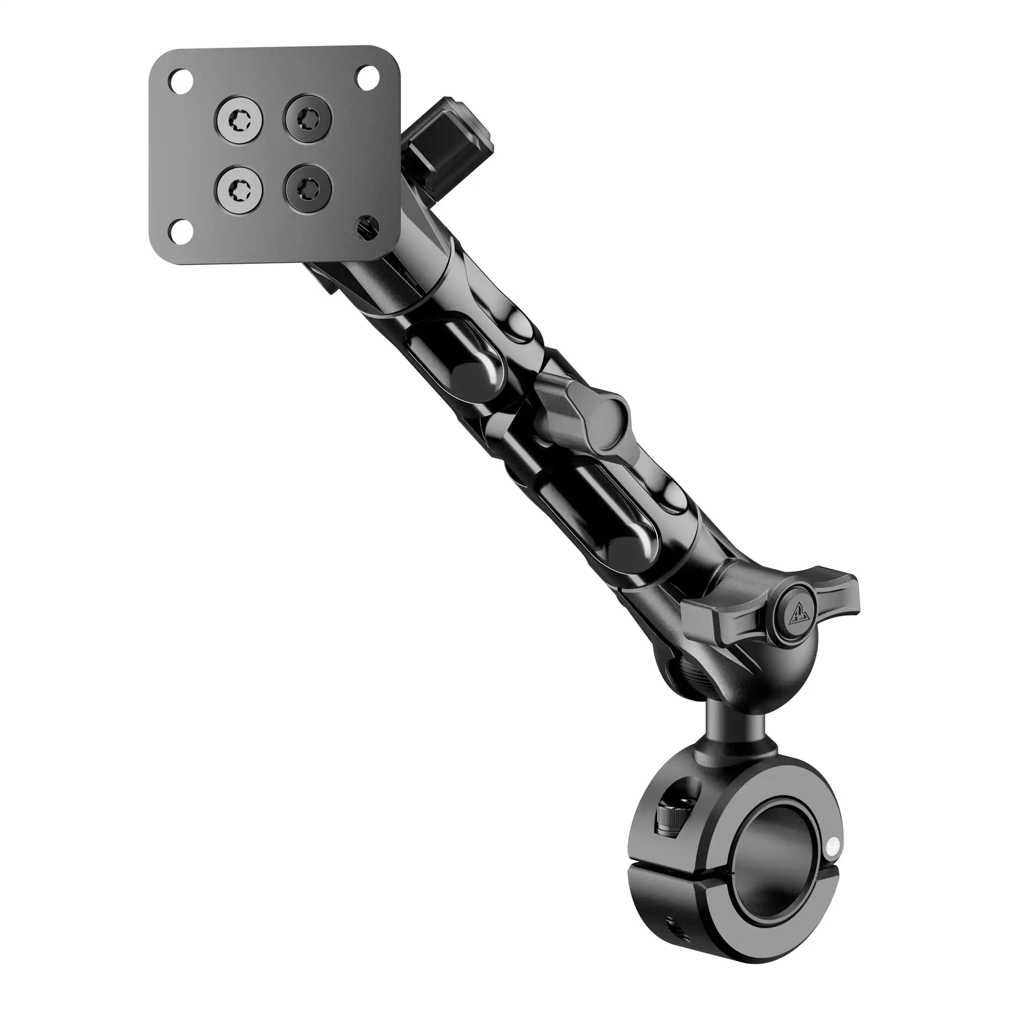Product image of Polaris RZR Garmin GPS AMPS Mount for Roll Cage, Harness Bar, U-Bar with 7.75 inch arm with articulating elbow joint.
