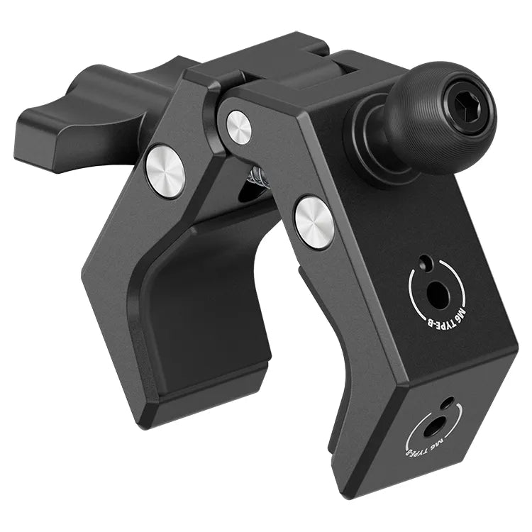 Multi-Mount Grab Handle Bar Clamp | 7/8" - 1-1/2" Bars | Billet Aluminum | 20mm Metal Ball