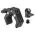 Multi-Mount Grab Handle Bar Clamp | 1" - 2" Bars | Billet Aluminum | Short Reach Adapter | 25mm Ball Socket