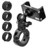 Black Can-Am Phone Mount | Spyder and Ryker | BC3 Universal Clamp for 7/8" to 1-1/4" Bars | Short Reach