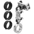 Chrome Motorcycle Phone Mount | BC3 Universal Clamp for 1-1/4" to 1-1/2" Handlebars | 3.5" DuraLock™ Arm