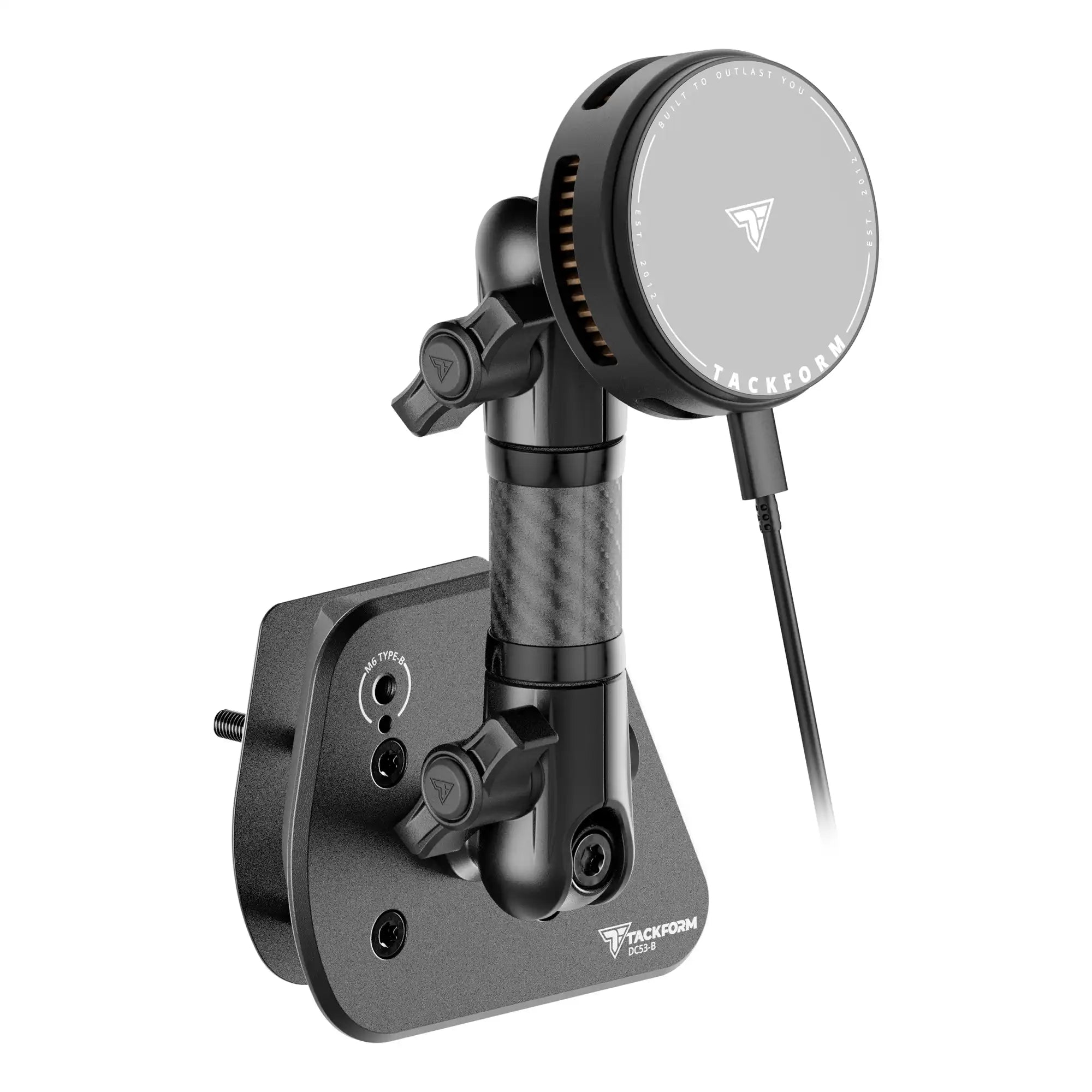 Product image of Ford Transit 25W Qi2.2 Wireless Charging phone mount compatible with MagSafe equipped with carbon fiber tube arm