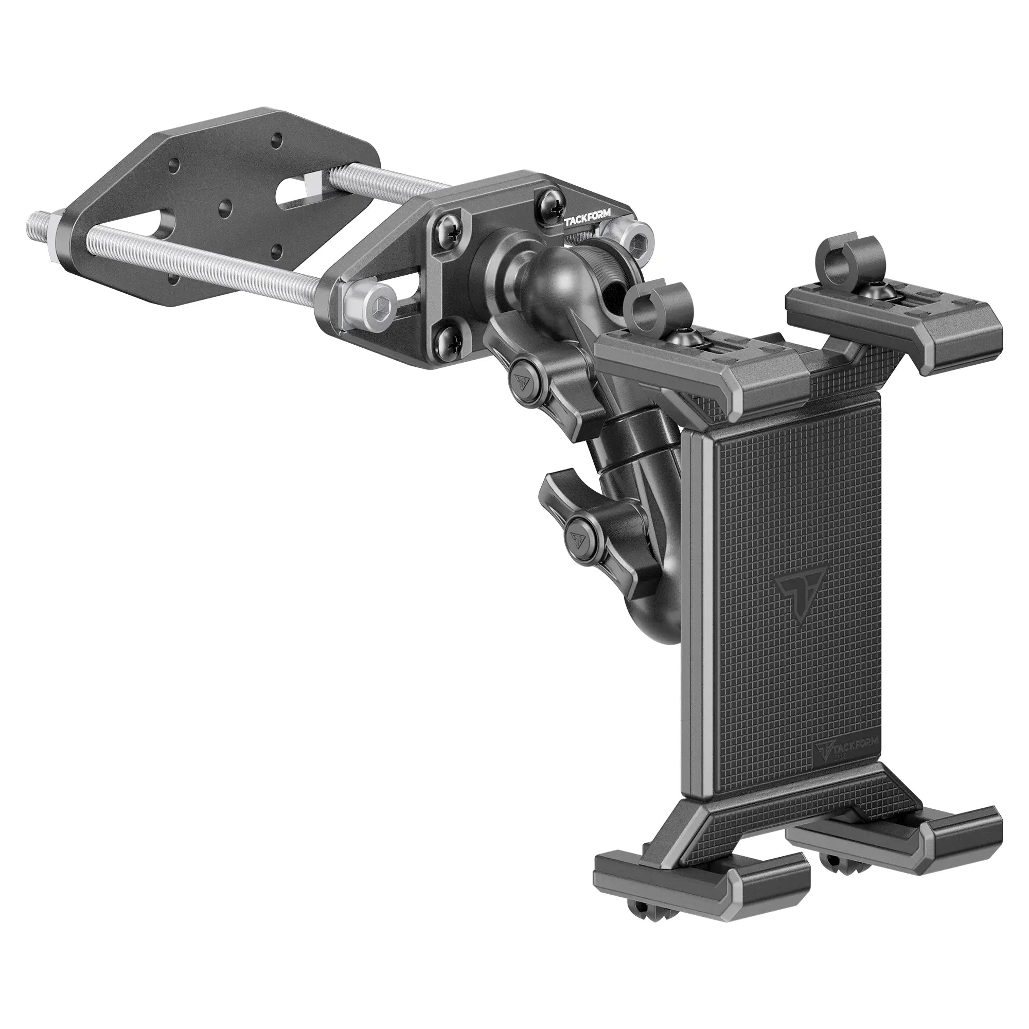 Forklift Pillar/Guard Mount with All-Metal SLATE™ Tablet Holder | Choose Your Arm Length