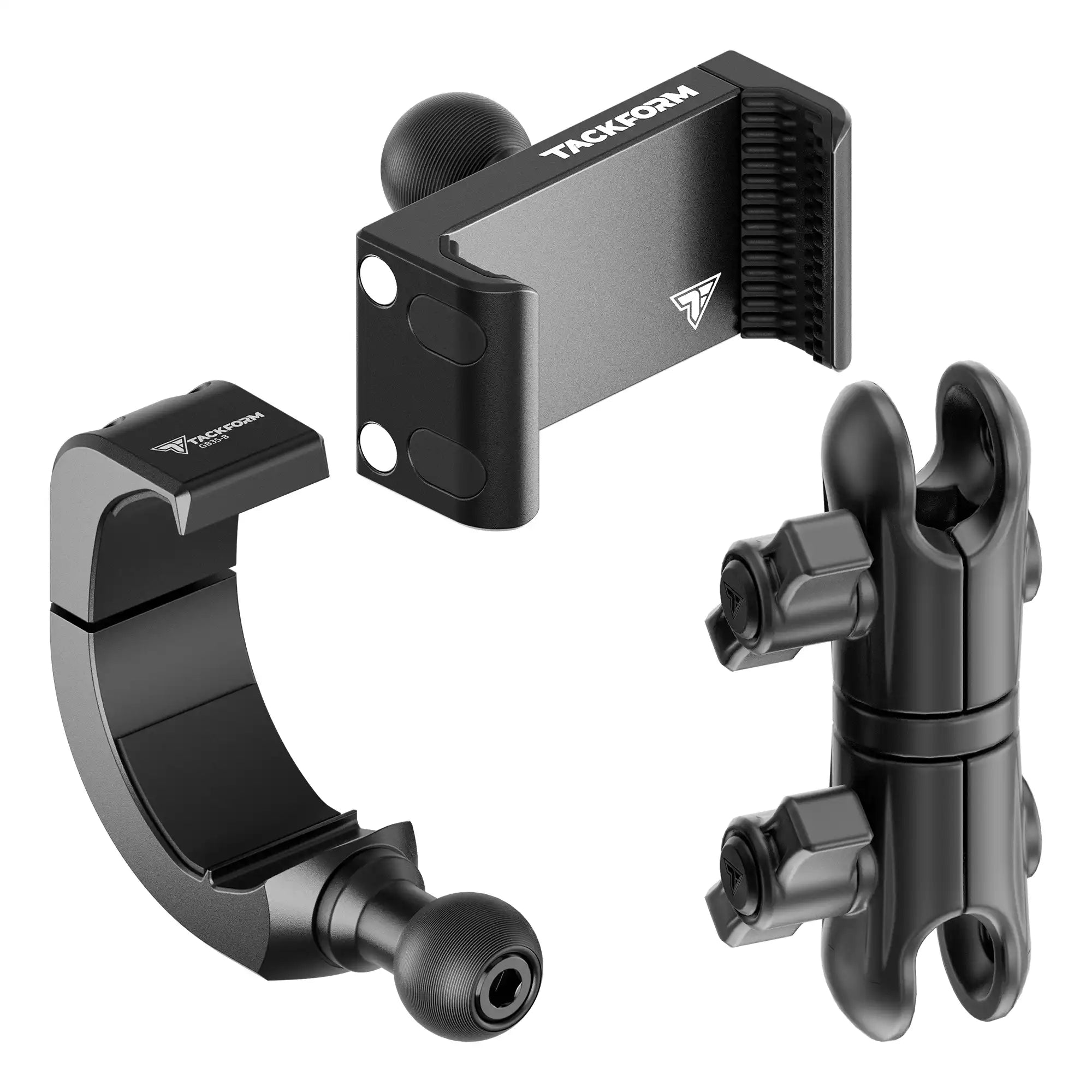 Product image of 2024+ Jeep Grab Bar Phone Mount  Kit with Billet Spring Cradle and 3.5" Arm